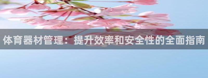 必一运动体：体育器材