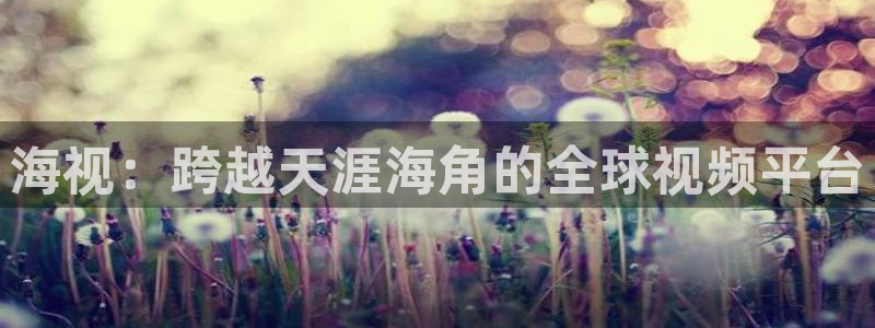 丫丫影院电视剧在线播放：海视：跨越天涯海角的全球视频平台
